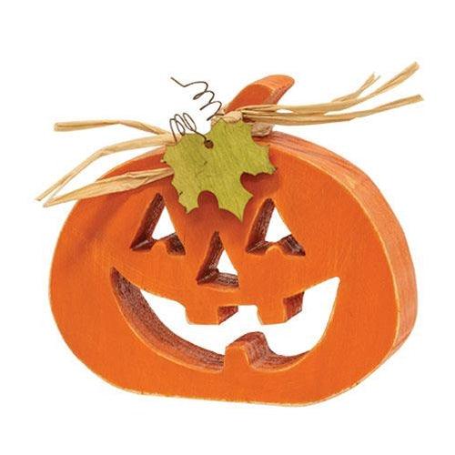 3 Set Cutout Jack O Lantern Chunky Sitters - The Fox Decor