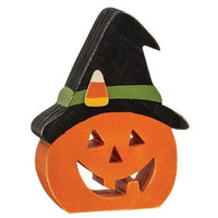 Witchy Jack O Lantern Chunky Sitter - The Fox Decor