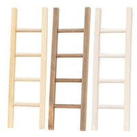 Medium Wooden Ladder 3 Asstd - The Fox Decor