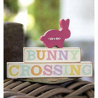 3 Set Bunny Crossing Block Stackers - The Fox Decor