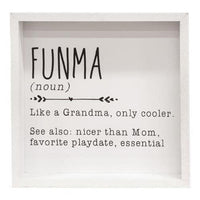 Funma Definition Framed Box Sign - The Fox Decor