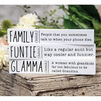Funtie Glamma Family Mini Stick 3 Asstd - The Fox Decor