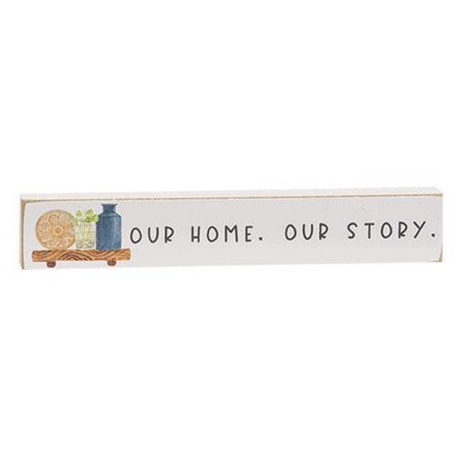 Our Home Our Story Mini Stick 2 Asstd - The Fox Decor
