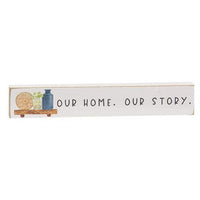 Our Home Our Story Mini Stick 2 Asstd - The Fox Decor