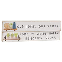 Our Home Our Story Mini Stick 2 Asstd - The Fox Decor
