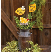 Lemon Plant Poke 3 Asstd - The Fox Decor