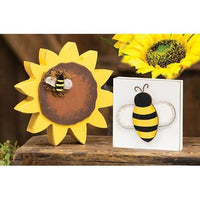 Sunflower With Bee Chunky Sitter - The Fox Decor