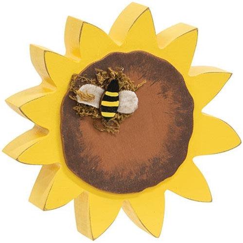 Sunflower With Bee Chunky Sitter - The Fox Decor