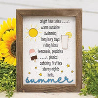 Summer Shadowbox Frame - The Fox Decor