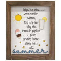Summer Shadowbox Frame - The Fox Decor