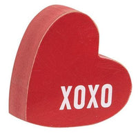 Chunky XOXO Heart Sitter - The Fox Decor