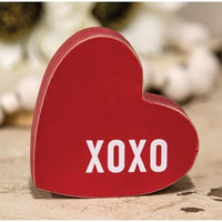 Small Chunky XOXO Heart Sitter - The Fox Decor
