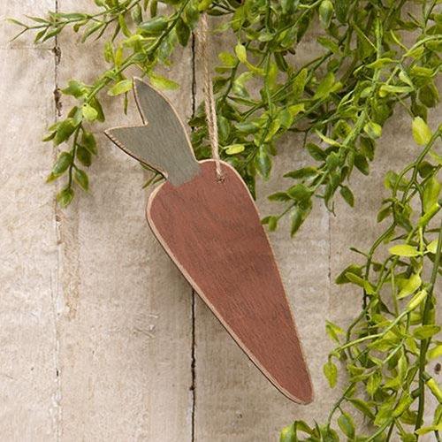 Wooden Carrot Ornament - The Fox Decor