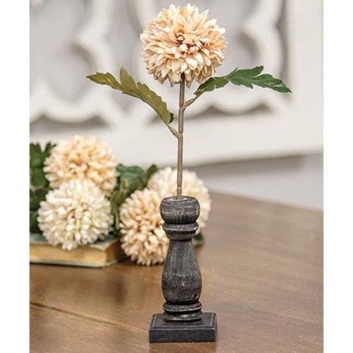 Medium Black Spindle Flower Holder - The Fox Decor