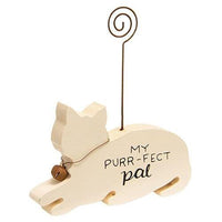 My Cat Has My Heart Photo Holder 4 Asstd each sold individually (not as a set) - The Fox Decor