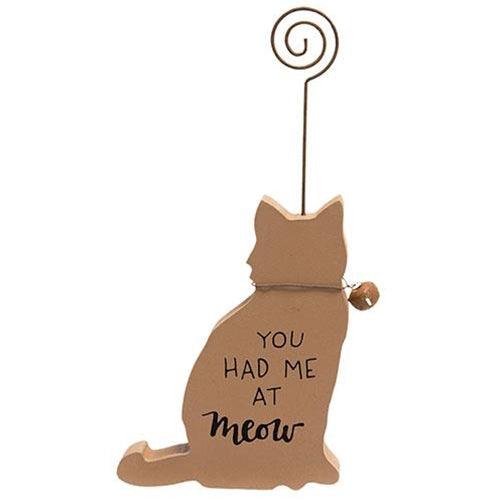 My Cat Has My Heart Photo Holder 4 Asstd each sold individually (not as a set) - The Fox Decor