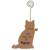My Cat Has My Heart Photo Holder 4 Asstd each sold individually (not as a set) - The Fox Decor