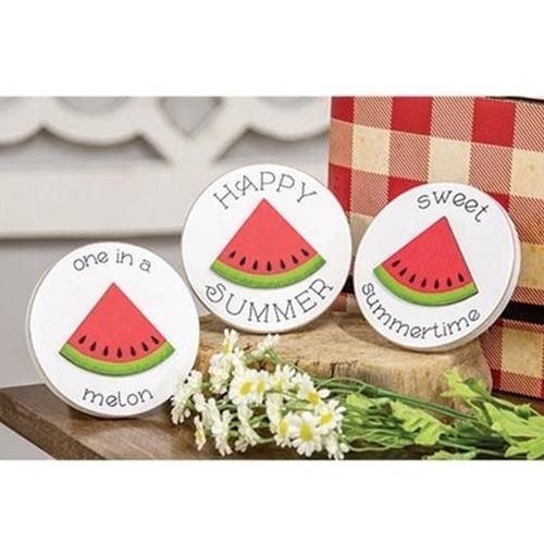 One in a Melon Mini Round Easel Sign 3 Asstd - The Fox Decor