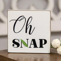 Oh Snap Square Block - The Fox Decor