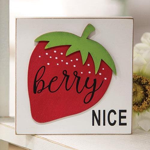 Berry Nice Square Block - The Fox Decor