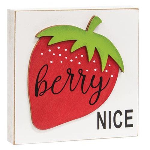 Berry Nice Square Block - The Fox Decor
