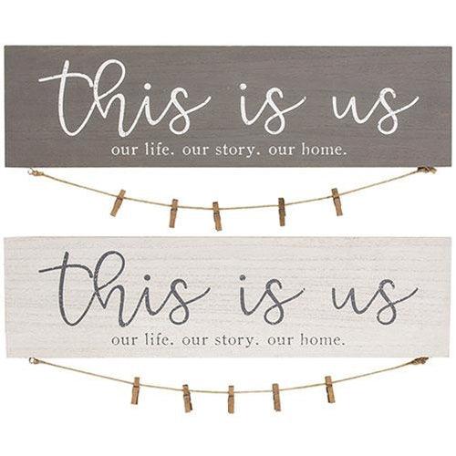 This Is Us Photo Hanger 2 Asstd - The Fox Decor