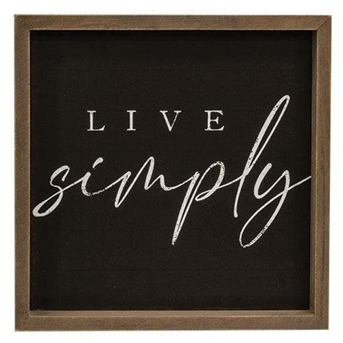 Live Simply Frame 2 Asstd - The Fox Decor