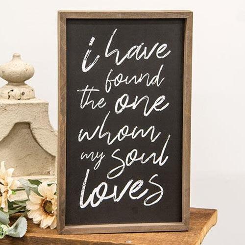 I Have Found the One Chalkboard Look Sign - The Fox Decor