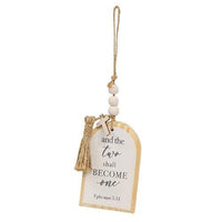 One Love Beaded Arch Ornament 2 Asstd - The Fox Decor