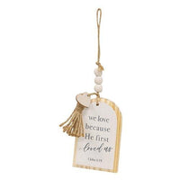 One Love Beaded Arch Ornament 2 Asstd - The Fox Decor