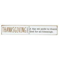 Thanksgiving Mini Stick 3 Asstd - The Fox Decor