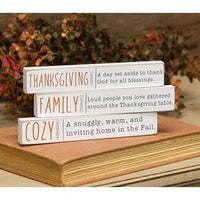 Thanksgiving Mini Stick 3 Asstd - The Fox Decor