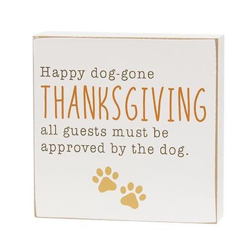 Friendsgiving Square Block 3 Asstd - The Fox Decor