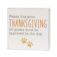 Friendsgiving Square Block 3 Asstd - The Fox Decor