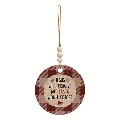 Love You to the North Pole and Back Beaded Ornament 4 Asstd - The Fox Decor