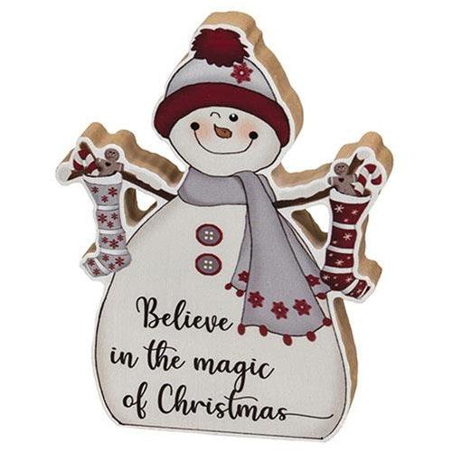Best Day Ever Chunky Snowman 2 Asstd - The Fox Decor