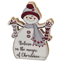 Best Day Ever Chunky Snowman 2 Asstd - The Fox Decor