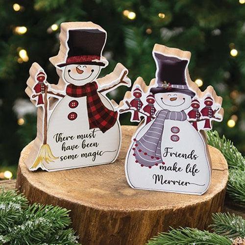 Must Have Been Some Magic Chunky Snowman 2 Asstd - The Fox Decor