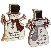 Must Have Been Some Magic Chunky Snowman 2 Asstd - The Fox Decor