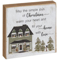 Joy of Family House Square Block 2 Asstd - The Fox Decor