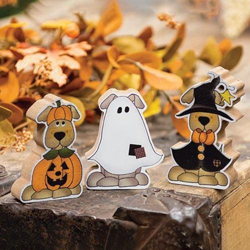 3 Set Chunky Halloween Costume Puppy Sitters - The Fox Decor