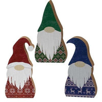 Christmas Sweater Gnome Chunky Sitter 3 Asstd - The Fox Decor