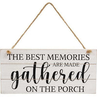 The Best Memories Distressed Shiplap Sign - The Fox Decor