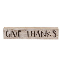 Thumbnail for 3 Set Always Give Thanks Pumpkin Blocks - The Fox Decor