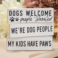 We're Dog People Thin Mini Block 3 Asstd - The Fox Decor