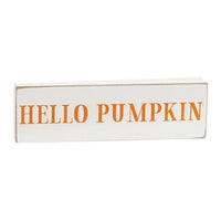 Welcome Fall Skinny Block 3 Asstd - The Fox Decor