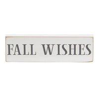 Welcome Fall Skinny Block 3 Asstd - The Fox Decor
