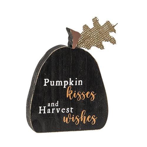 3 Set Rustic Fall Words Pumpkin Blocks - The Fox Decor
