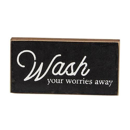 Wash Your Worries Away Block 3 Asstd - The Fox Decor