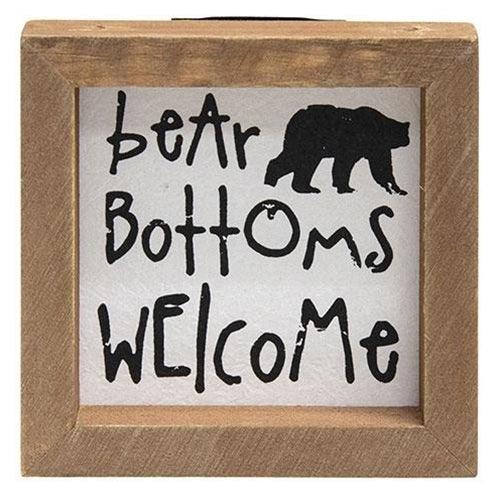 Bear Bottoms Mini Frame 3 Asstd - The Fox Decor
